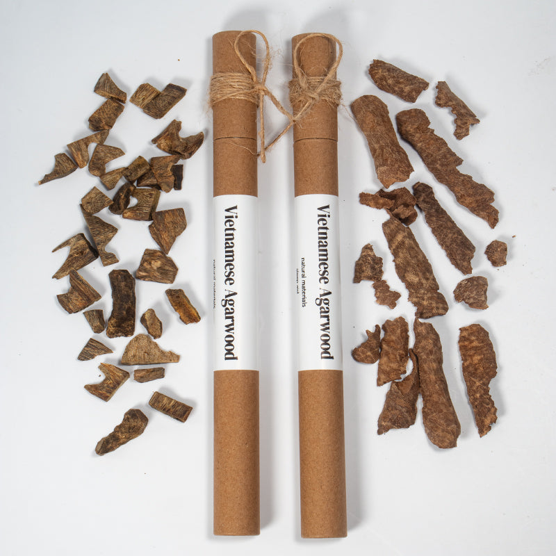 Vietnamese Kyara Incense Sticks Extra Thick | Handcrafted Natural Agarwood Incense | Rich Woody Aroma | Long-Lasting Home Fragrance