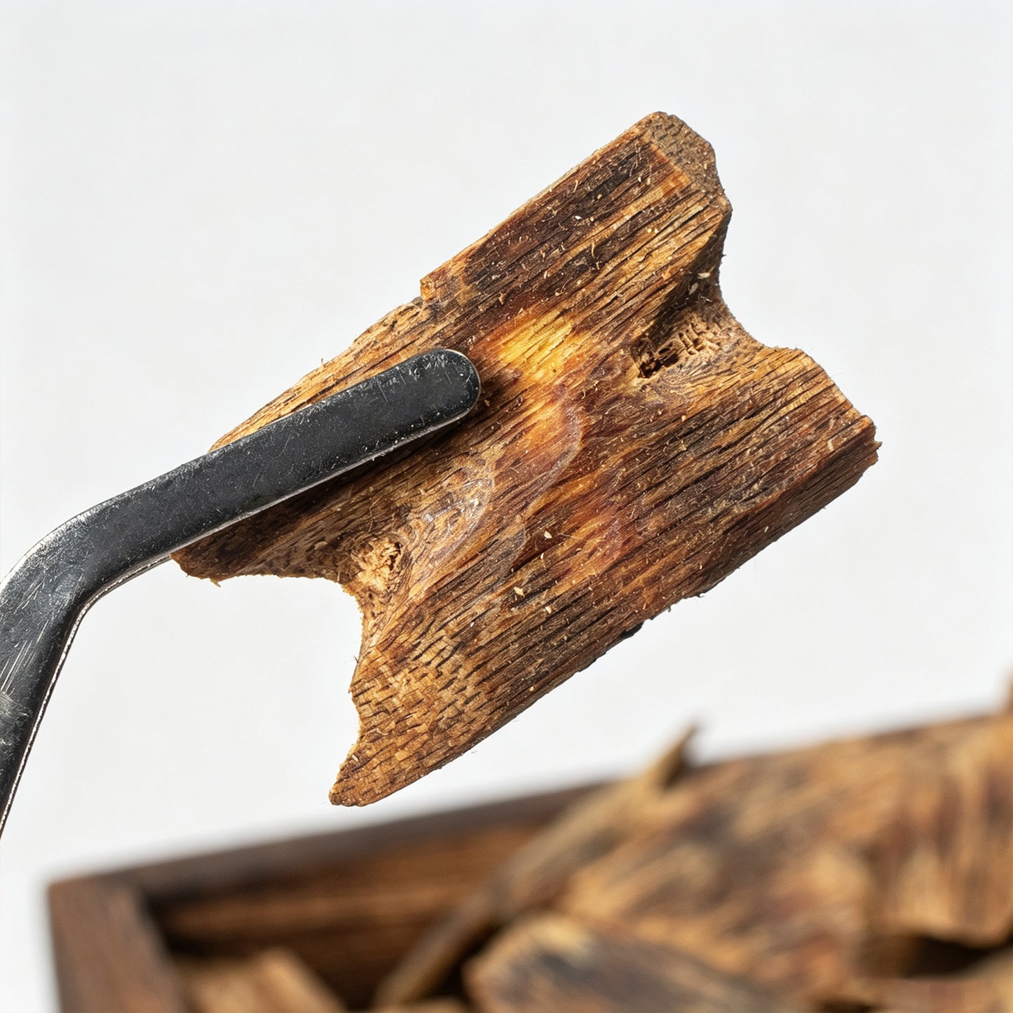 Natural Hainan Kyara Agarwood Raw Material Pieces | Premium Resin-Rich Wood Blocks | Floral Honey Sweet Scent with Cool Milky Notes | Home Incense Burning Supply | 50g