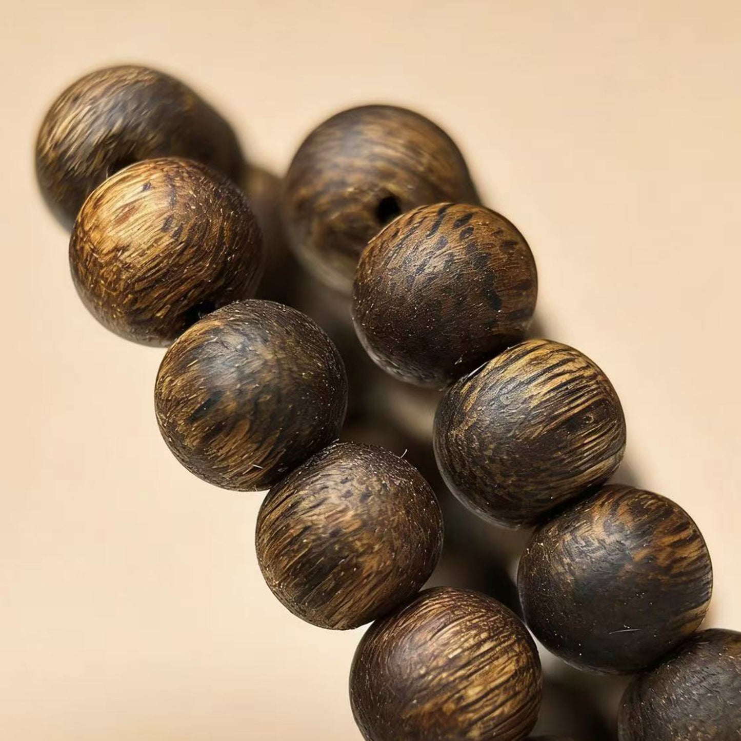 06mm Kyara Agarwood Bracelet Round Beads | Classic Sphere Design | Natural Resin Rich | Smooth Polished | Traditional Style