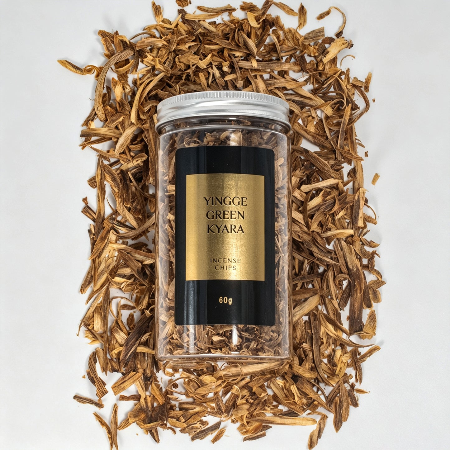 Kyara Agarwood Shavings | Natural Aromatic Wood Chips for Incense Burner | 60g Raw Fragrance Material | Loose Oud Supply