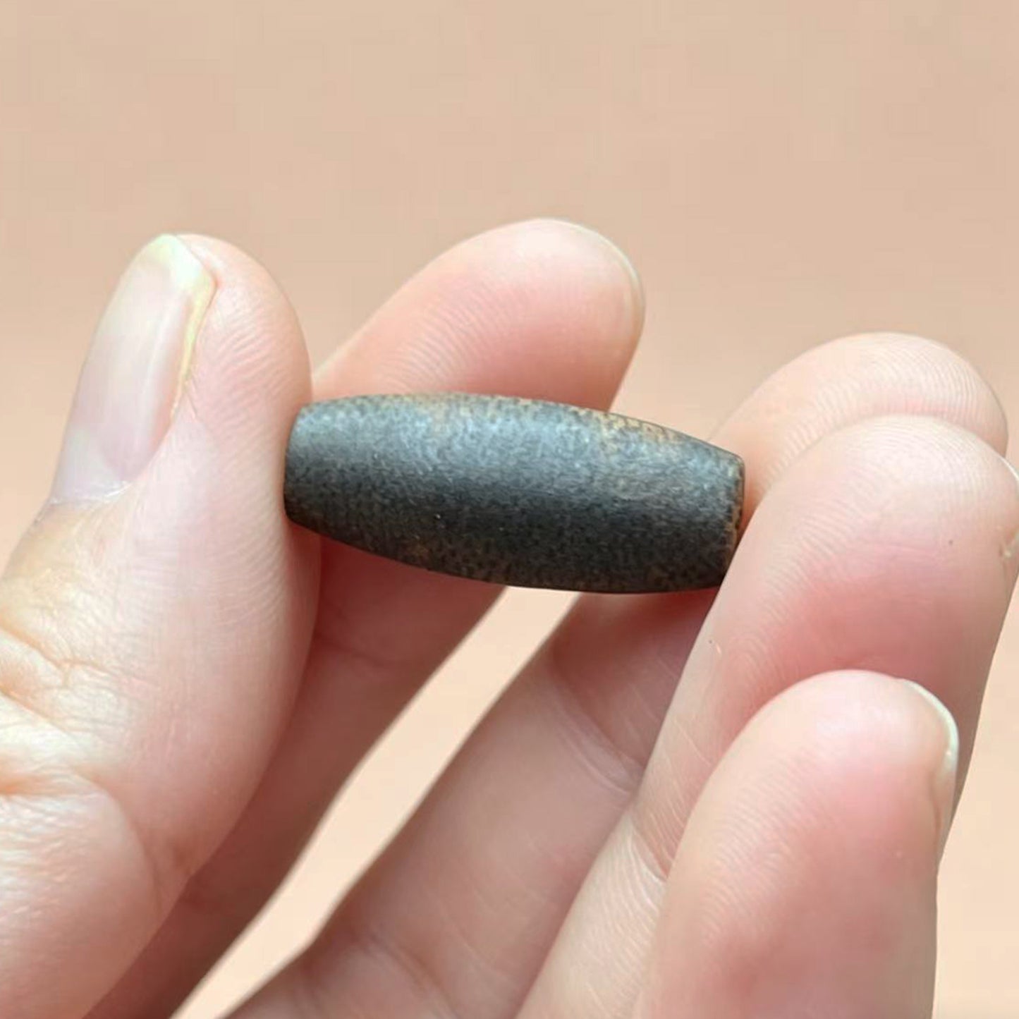0.8cm Kyara Agarwood Dzi Beads | Natural Barrel Spacers | Tibetan Style Loose Beads | DIY Jewelry Making | Aromatic Wood Spacers