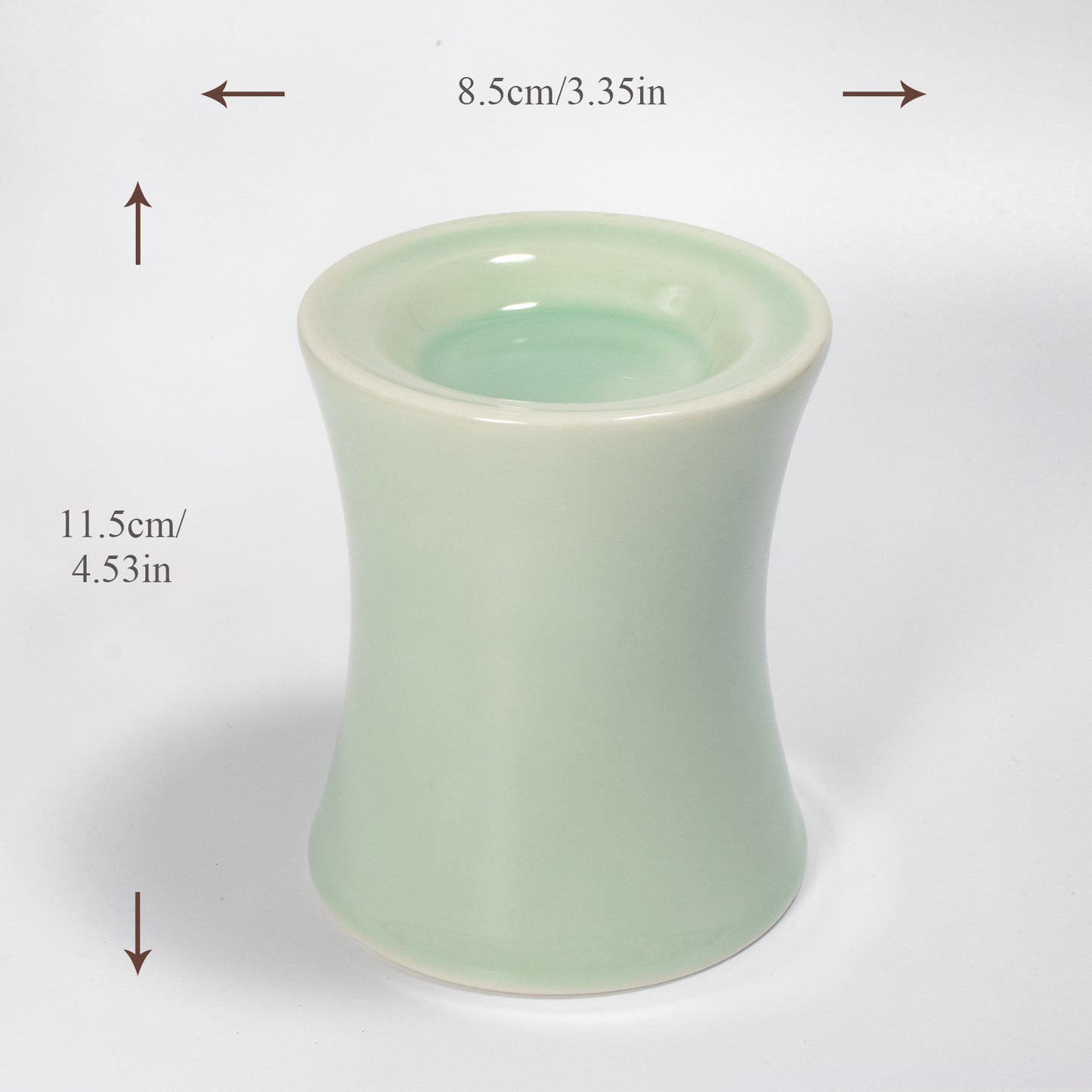 Ceramic Electric Incense Burner with Timer & Temperature Control, Handmade Aromatherapy Diffuser, Zen Home Decor
