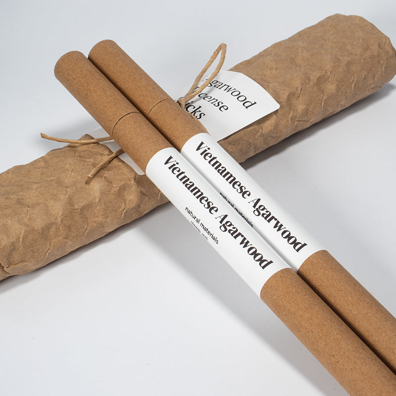Vietnamese Kyara Incense Sticks Extra Thick | Handcrafted Natural Agarwood Incense | Rich Woody Aroma | Long-Lasting Home Fragrance