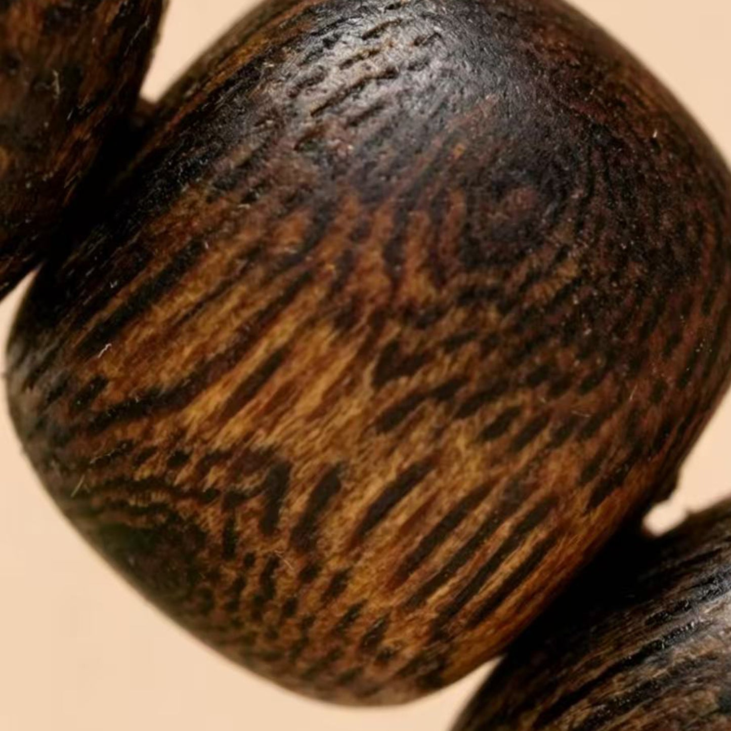 Kyara Agarwood Bracelet 9mm Classic Barrel | Traditional Old-Style Beads | Natural Resin Rich | Smooth Polished | Refined Medium Size