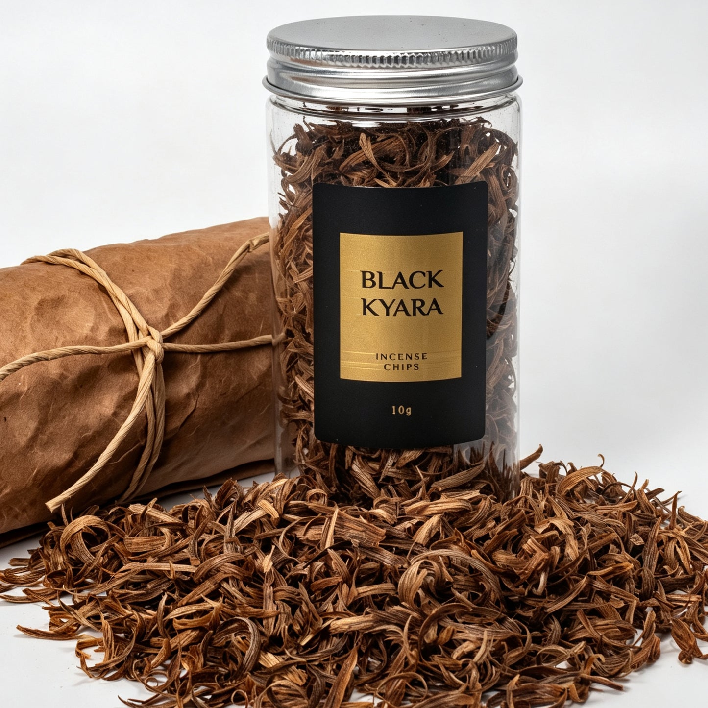 Natural White Kyara Agarwood Shavings | Premium Resin-Rich Wood Fragments | Floral Honey Sweet Scent with Cool Milky Notes | Home Incense Burning Material | 10g