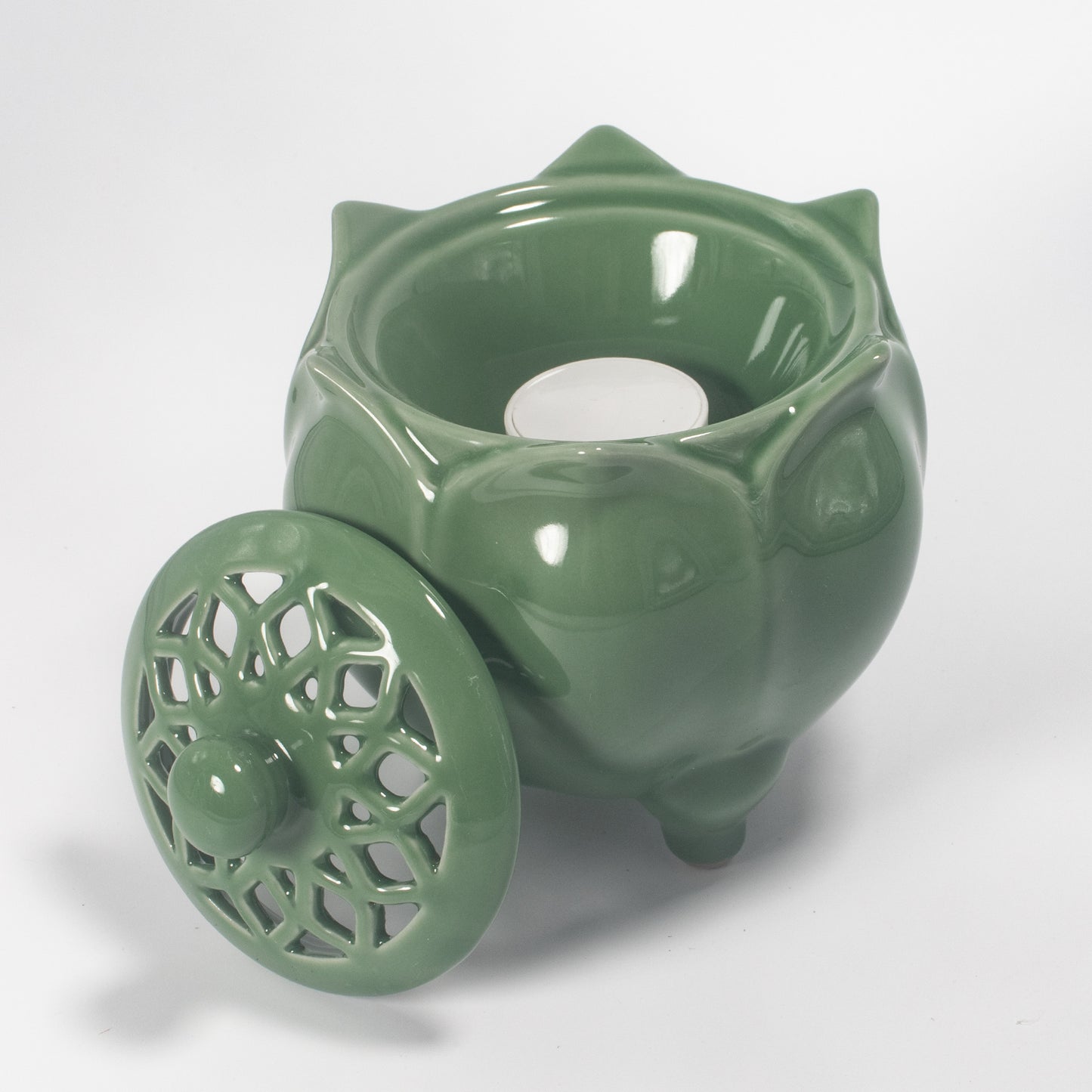 Lotus Ceramic Electric Incense Burner | Timer Temperature Control | Essential Oil Diffuser | Aromatherapy Warmer | Home Decor Gift